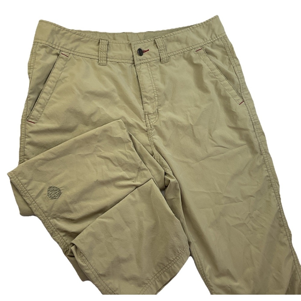 Stio Cargo Pants Men Sz 36 Hiking Camping Lightweight Beige Outdoors